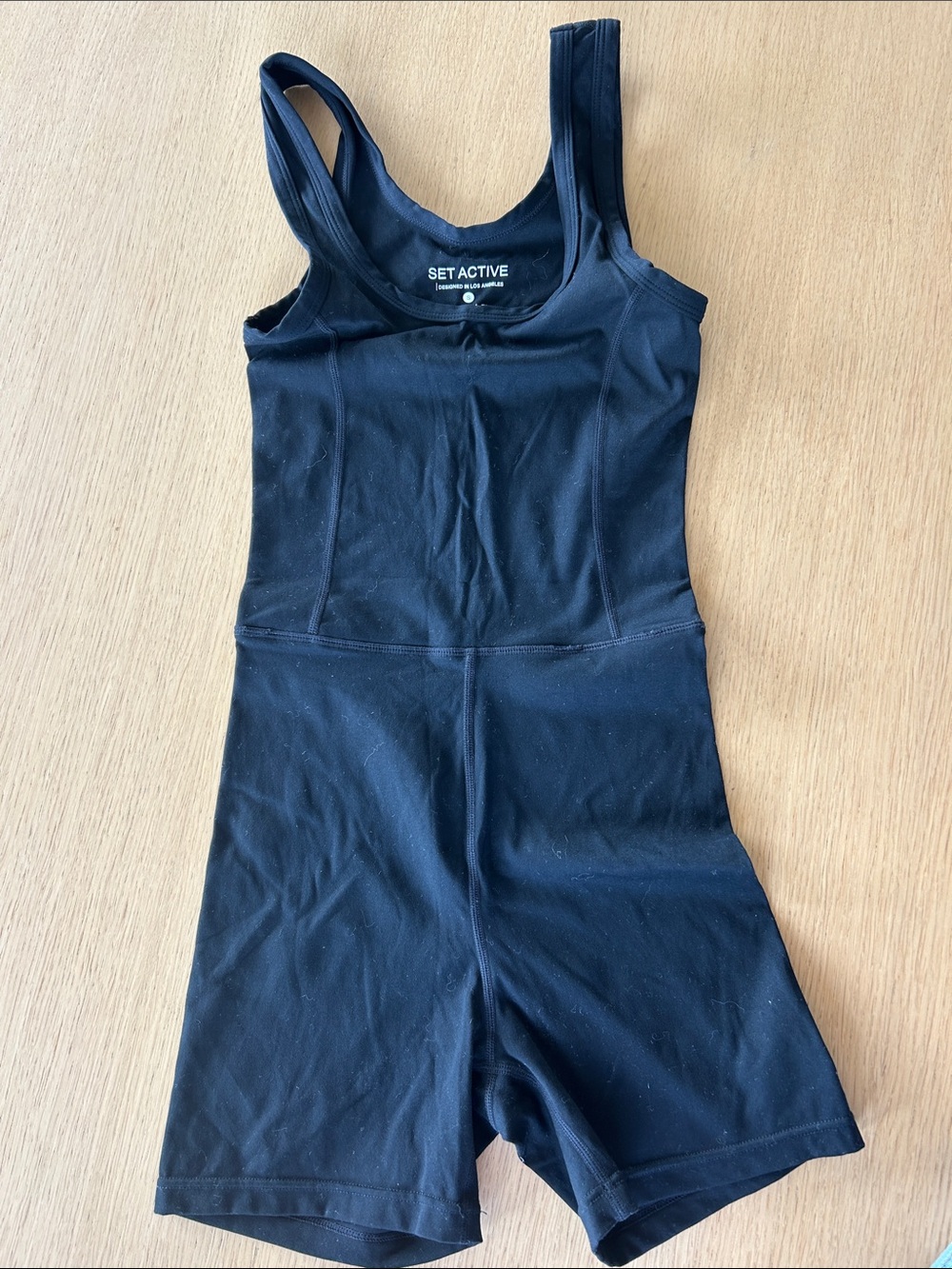 SET Active Black Athletic Jumpsuit Romper
